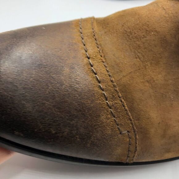 Clarks Men's Brown Leather Cap Toe Lace Up Oxford Shoes Size 12M - Picture 6 of 12